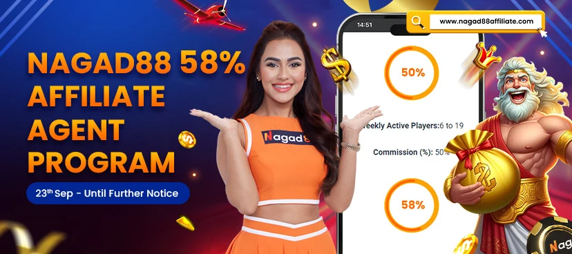 Nagad88 58% Affiliate Agent Program promotion banner