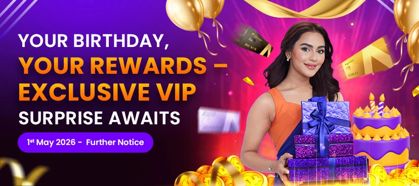 Your Birthday, Your Rewards – Exclusive VIP Surprise Awaits promotion banner